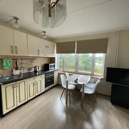 Cozy Family River View Flat Near The Seaside ריגה